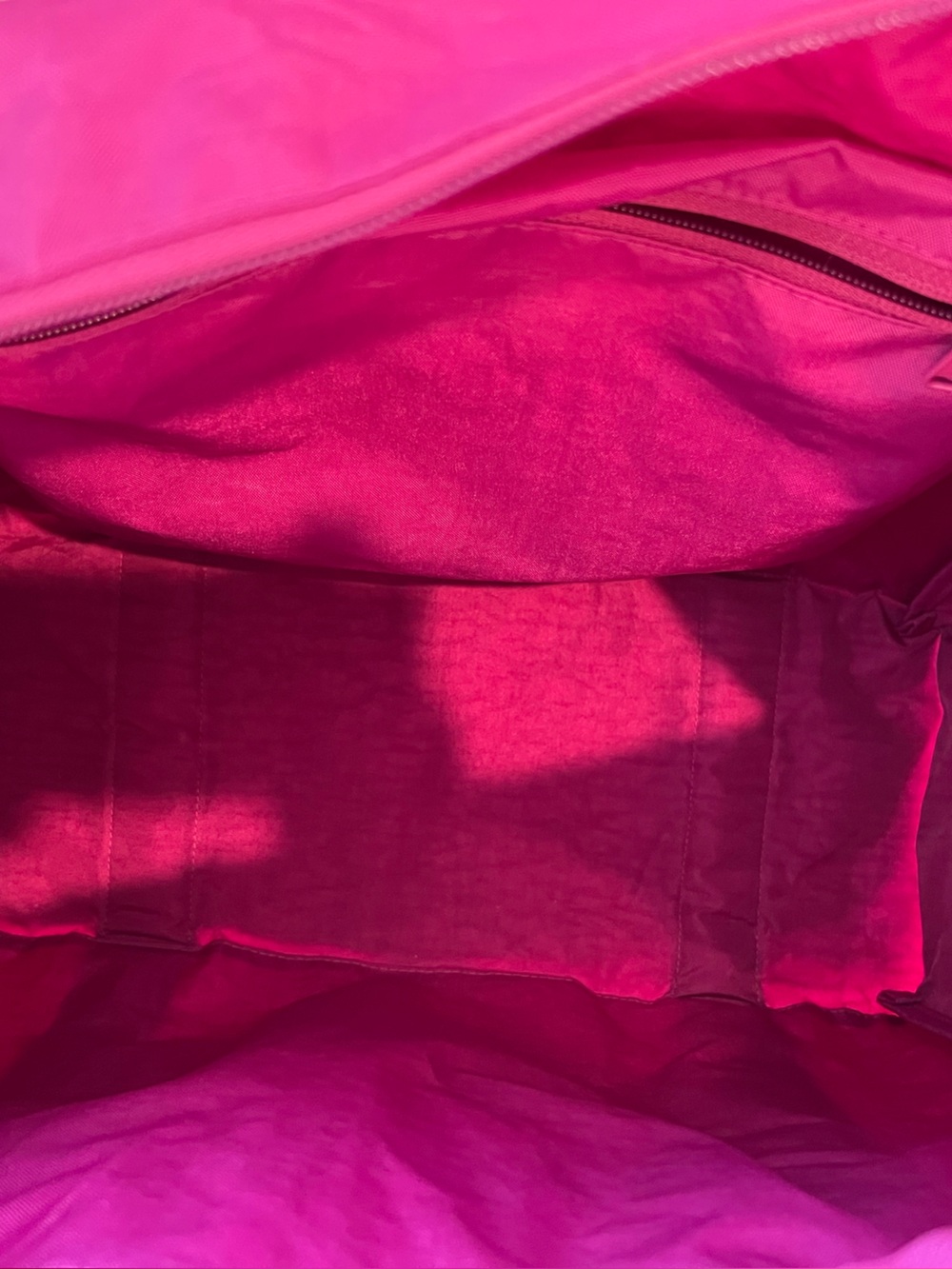 BAGGU Small Cloud Carry On in Deep Fuchsia - Picture 8 of 11